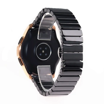 

20mm Ceramic Unisex Watchband For Galaxy Watch Series Accessories Classic Watch Band For SAMSUNG Watch New Smooth Watch Strap