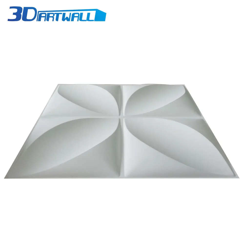 3D стеновые ПВХ панели от 3DARTWALL(12/коробка) 32 кв. Футов-четыре листа стены обшивки дизайн