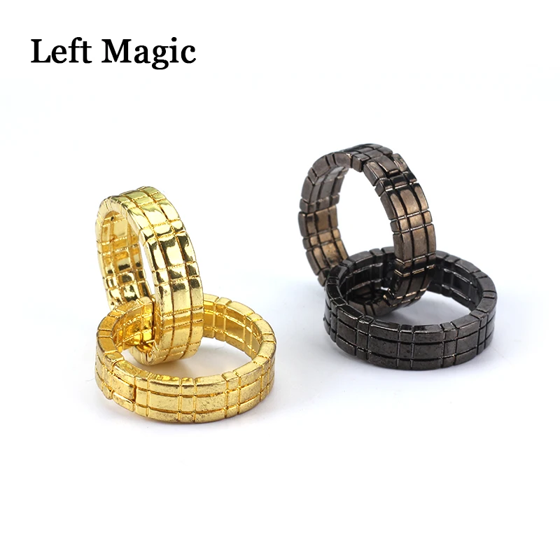 1 комплект кольцо Himber золотой черный цвет может выбрать Волшебные трюки кольцо карты реквизит E3009