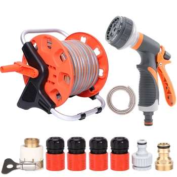 

Gardening hoses multi-function household high-pressure car wash artifact water gun head garden watering watering set