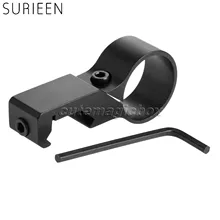 1 шт. 25,4 мм 1 дюйм офсетное кольцо прицела 20 мм 7/" Вивер Пикатинни рельсовый фонарь светильник лазеры крепления и аксессуары алюминий