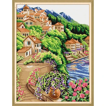 

Everlasting Love Near Sea And Hill 5d Diamond Painting 5D Full Square Christmas Decorations For Home Halloween Navidad Wedding