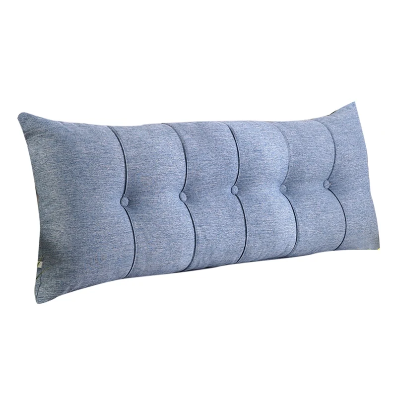 Модная подушка для сиденья, роскошная однотонная подушка для талии, Высококачественная подушка для кровати, дышащая мягкая подушка, съемный домашний текстиль - Цвет: 4