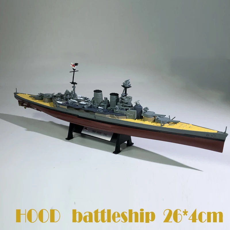 British Hood 1/1000 WW2 немецкий линкор тильпиц военный Сплав Имитация статического готового продукта Модель Коллекция военных энтузиастов - Цвет: British Hood