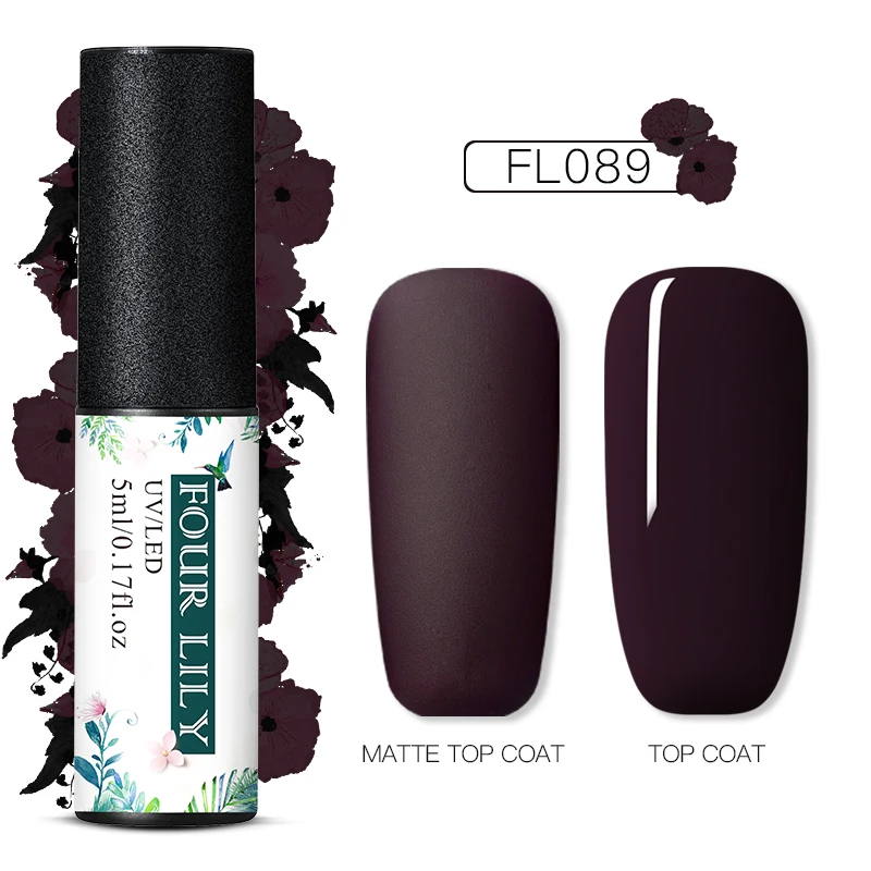 PS06860 Четыре Лили 60 Цвета Матовый УФ-гель для ногтей 5 мл Pure Nail Цвет матовый лаки для ногтей био-Гели Soak Off Гель лак для ногтей Лаки маникюрный лак - Цвет: PS06860