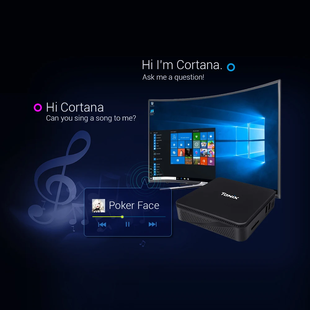 TX85 Windows 10 Мини ПК Intel Atom X5-Z8350 4 Гб 64 Гб Smart Tv Box 2,4G+ 5G Dual Wifi BT 4,0 1000M LAN Windows10 телеприставка