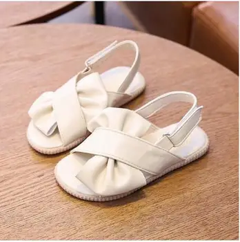 

New 2020 1 2 3 4 5 6 7 8 Years Teens Girls Summer Pink White Princess Shoes Sandals For Girls School Beach Sandals