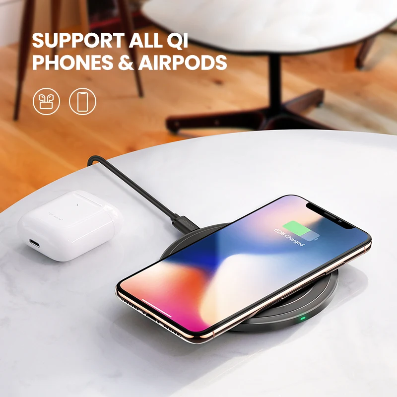 [Ци Беспроводное Зарядное Устройство 10 Вт] Ugreen Оригинал Зарядки Pad для Samsung Galaxy