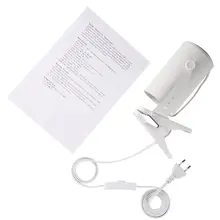 7 Вт белый алюминиевый светодиодный светильник для выращивания растений, регулируемый на 360 градусов комнатный растительный светильник s с зажимом с металлическим теплоотводом