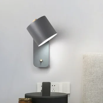 

Nordic Wall Lights Adjustable Wall-mounted Household Bedside Light Bathroom Mirror Lamp LED Wall Lamp E27 Lighting Decoration