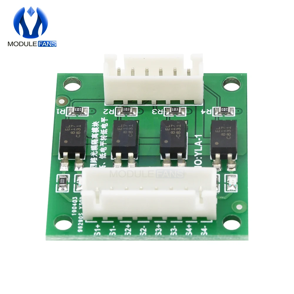 Оптопара изоляции Высокий/низкий уровень модуль преобразователя Напряжения 4