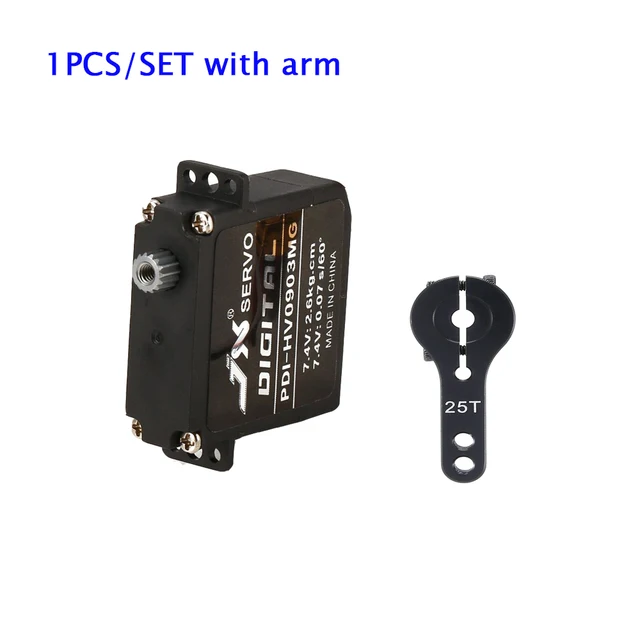 JX Servo PDI-HV0903MG + 25T arm