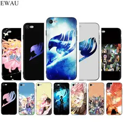 Силиконовый чехол для телефона EWAU Manga с хвостом Феи для iPhone 5 5S SE 6 6s 7 8 Plus X XR XS Max