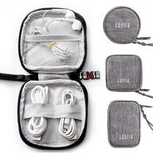 Портативная дорожная сумка для цифровых устрйоств сумка для хранения наушников чехол USB кабель зарядное устройство сумка флеш-накопители Органайзер проводов для наушников