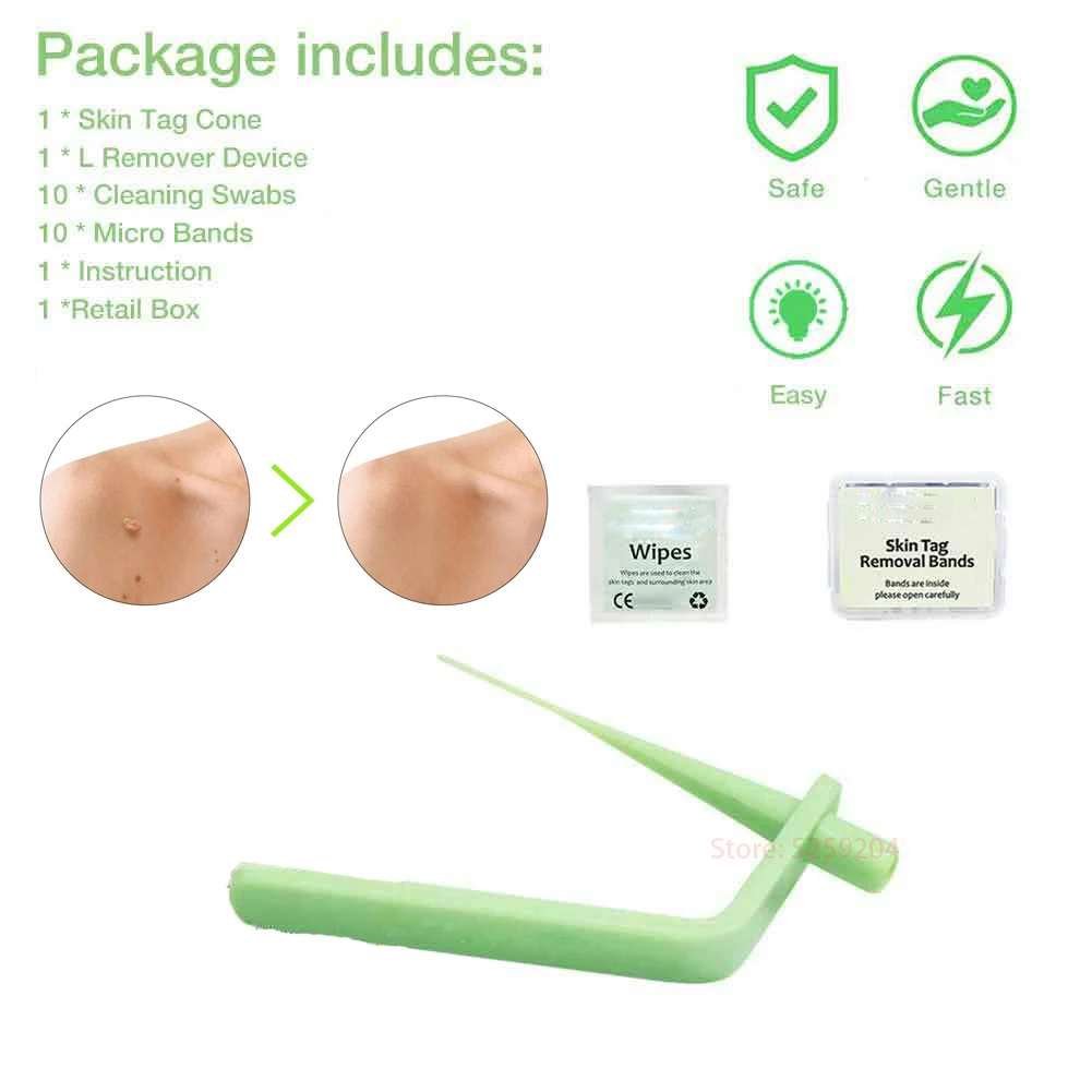 Micro Band Skin Tag Remover Mole Wart Removal For Small to Medium Face Care Pimple Remover Sticker Patch Skin Tag Removal Kit