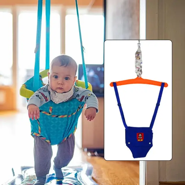 Safety Baby Swing Bouncy Chair Hammock Pod Seat Outdoor Jumper Exerciser Sport Toys For Kids Children Entertainment 5