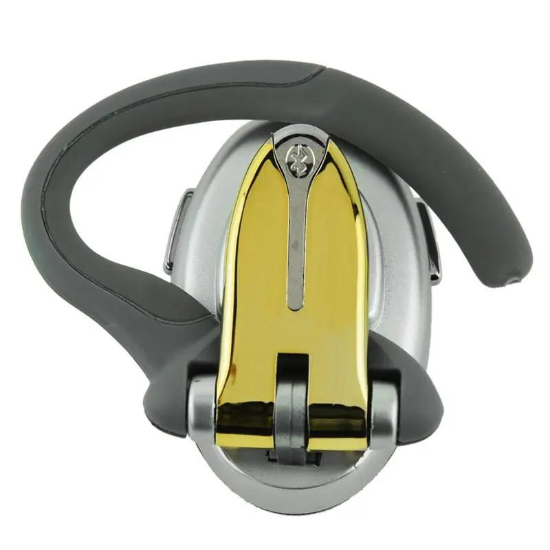 Business Handsfree Mono Earphone Wireless Bluetooth Headset For Motorola HTC Gold