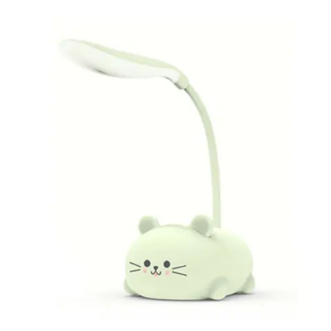 Table Lamp Cartoon Cute Cat Night Light Usb Rechargeable Led Table Light Child Eye Protection Warm White Desk Lamp