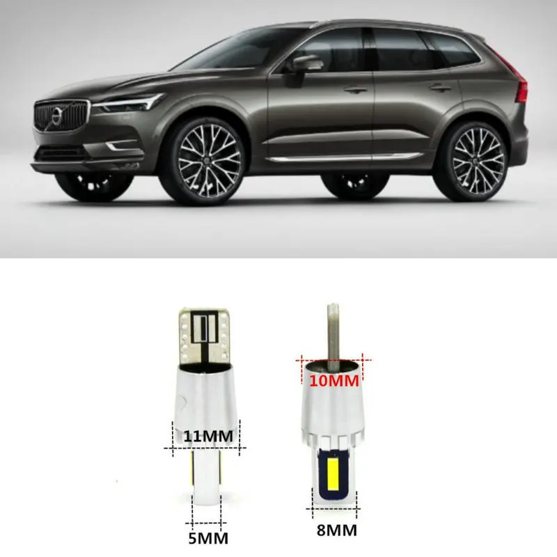 Светодиодная парковочная лампа Canbus для volvo xc60 s80 xc90 s60 v70 C30 C70 S40 S80 V40 V50 V60 XC70 |