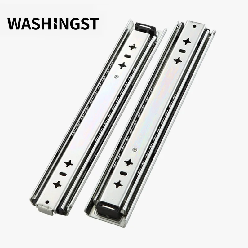 

Full Extension Heavy Duty Drawer Runners Slides 53mm width Heavy duty drawer slide rail ball bearing