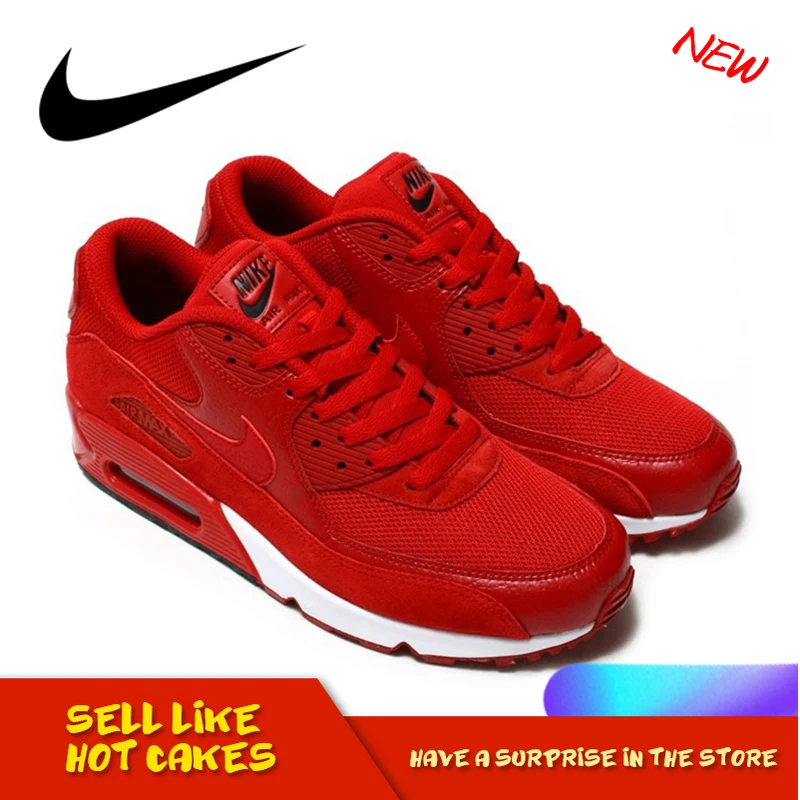 

Original Authentic NIKE AIR MAX 90 Men's Running Shoes Sport Comfortable Lightweight Jogging Athletic Designer Footwear 537384