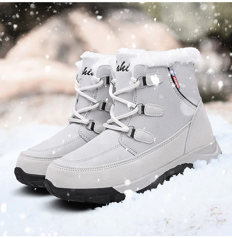 JINTOHO Fashion Women Winter Boots Brand Women Casual Shoes Warm Ladies Snow Boots Women Ankle Boots Winter Woman Shoes
