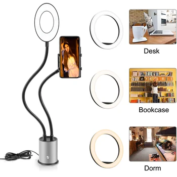 

LED Selfie Ring Light Dimmable Camera Phone Ring Lamp For Makeup Video Live Studio Youtube Lling Photos Or Live Broadcasts NE