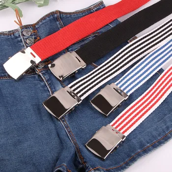 

Waistband Belts Black White Striped Canvas Belts Cummerbunds Canvas Waist Belts Casual Harajuke Casual Red Black Belts DIY