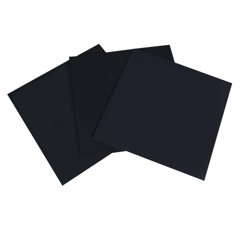 PVC Boards Plastic Sheets Polyvinyl Chloride Plates White/Black Thick 0.2/0.3/0.4/0.5/0.8/1mm