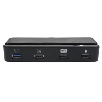

Portable TV Dock Station for Switch PS3 PS4 Charging Dock Bracket Multifunctional Keyboard Mouses Converter Game Card Storage Ba