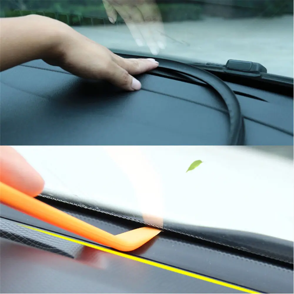 universal Auto parts stickers center console seal strip instrument panel dust mute soundproofing car accessories interior