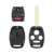 KEYYOU 2/3/3/4 Кнопка Uncut Blade Remote Car Key Shell Для Honda Fit Accord Civic CRV Pilot Insight Jazz HRV Fob Case Cover