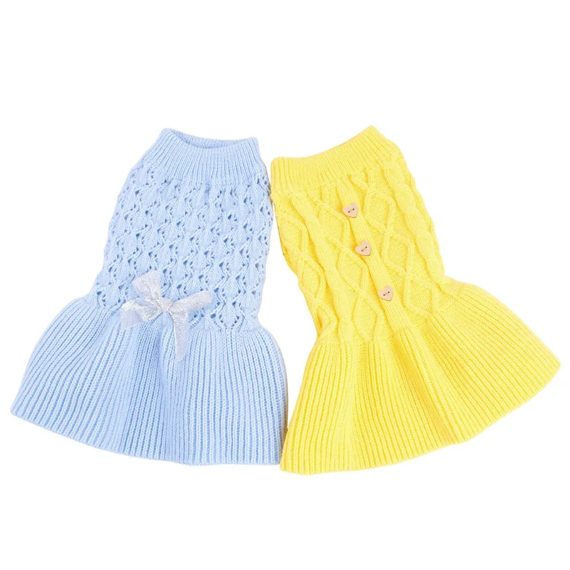 Pet Clothing, Accessories & Shoes Pet Clothing Blue dress for dogs with