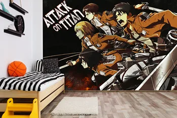 

[Self-Adhesive] 3D Attack On Titan 11144806 Japan Anime Wall Paper mural Wall Print Decal Wall Murals