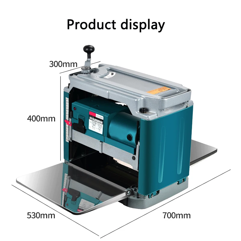 12 inch desktop planer electromechanical planer small household press planer single side high power woodworking power tool 2