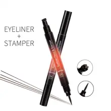 Двухконцевая клейкая подводка для глаз водостойкая от пятен 24 часа не выцветает карандаш для глаз Косметика