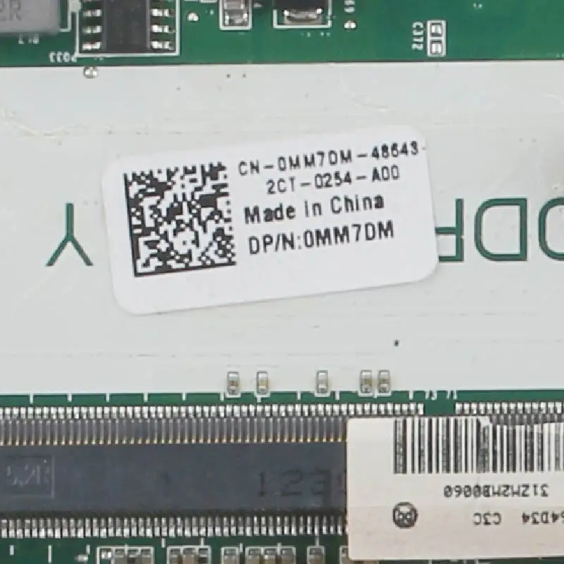 dell latitude 2100 2120 n455 placa principal cn0 mm7dm slbx9 ddr3 Placa-mãe para notebook - Imagem 4