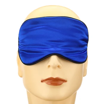 

1PC Sleeping Eye Mask Pure Silk Padded Shade Cover Travel Relieve Fatigue Relax Aid Blindfolds Sleep Rest Eye Mask Care Tool Eye