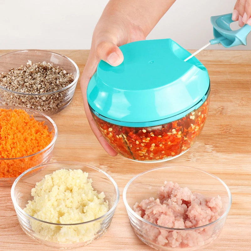 

Hand-held Vegetable Cutter Garlic Chopper Kitchen Accessories Kitchen Gadgets