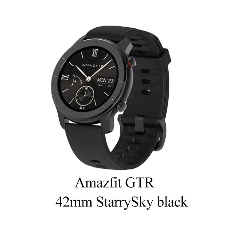 Глобальная версия Xiaomi Huami Amazfit GTR 42 мм Смарт-часы 5 АТМ водонепроницаемые Смарт-часы 12 спортивных режимов - Цвет: 42mm Starry Black