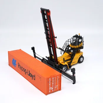 

1:50 Diecast stacker Front crane model W Container Alloy Airport termina truck toy Metal collectibles Show child gift collection