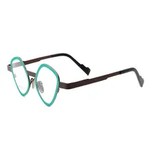 Унисекс Ретро мода чистый титан прогрессивные мульти-фокусные линзы очки антибликовые видеть рядом дальние очки для чтения