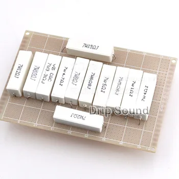 

2pcs 1Ohm-5Ohm 7W Speaker Frequency Divider Audio Stereo Crossover Ceramic Resistance Cement Resistor