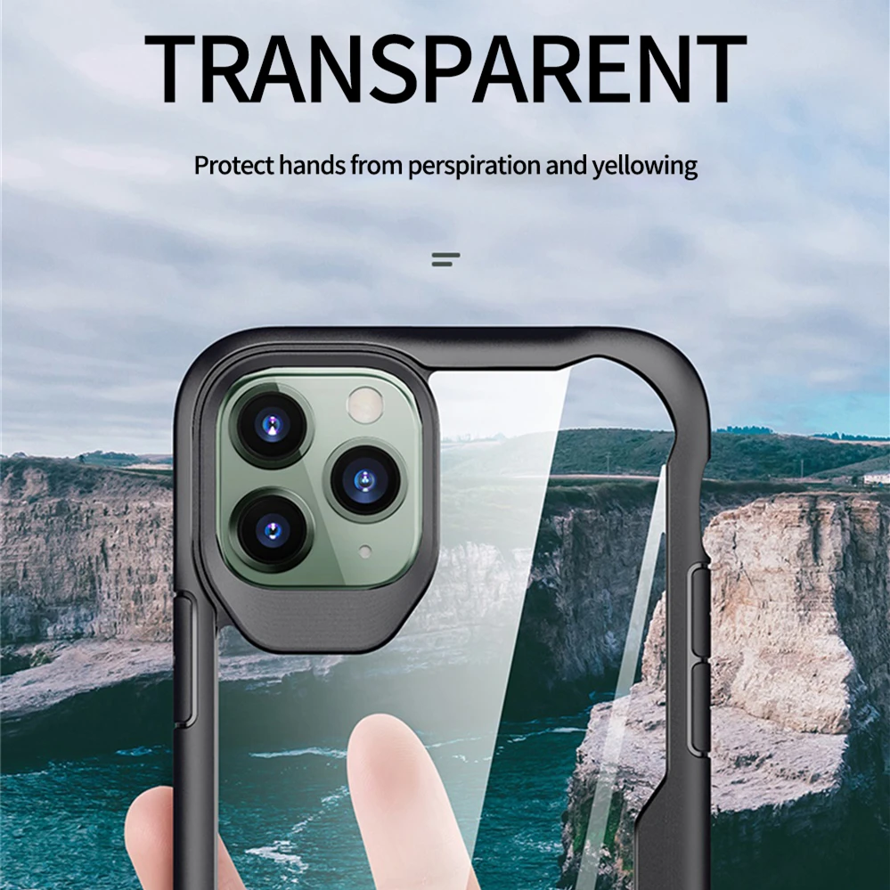 Противоударный защитный чехол для iPhone 11 Pro X XR XS Max Прозрачный чехол для iPhone 6 6S 7 8 Plus роскошный силиконовый чехол s