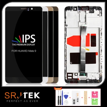 

SRJTEK For Huawei Mate 9 LCD Touch Matrix Digitizer Sensor Glass With Frame For Huawei Mate 9 Display For Huawei Mate 9 Glass