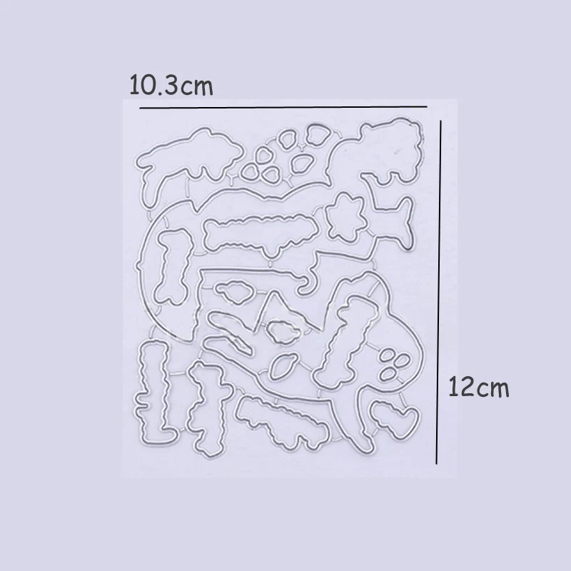 Силиконовый шаблон для выдавливания зонтика девочек сделай сам скрапбукинг