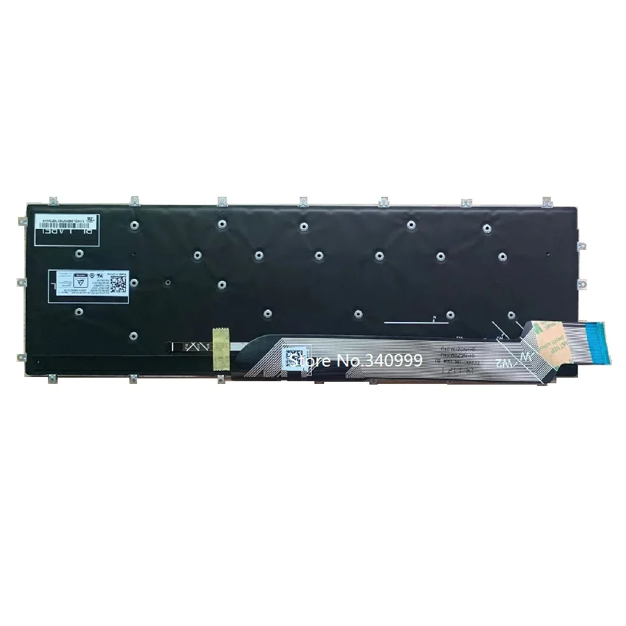 Azerty Francês Novo para Dell Gaming g3 153579 3590 3779 Inspiron g7 g5 155587 5590 7588 7790 7590 Luz Retroiluminado Teclado do Portátil - Imagem 2
