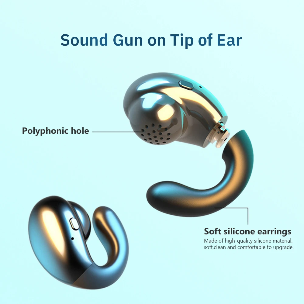 Fone de Ouvido Redutor de Ruído Tws sem Fio Design Ergonômico Profissional Bluetooth 5.0 Roupa Binaural Externa S19 - Image 3