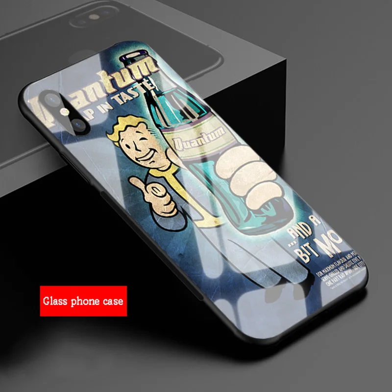 Черный Isle студия игра Fallout сотовый телефон из закаленного стекла чехол для iPhone 6 6plus 7 plus 8 8plus 5 5S 5C SE X XS XR XS Max - Цвет: B19062309-06.jpg