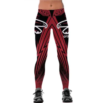 

Euramerican and European Blockbuster Digital Printed Tight Elastic Running Fitness s Dance Pants